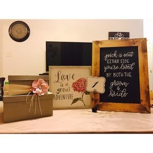 Pick a Seat Not a Side Sign Wedding Decor